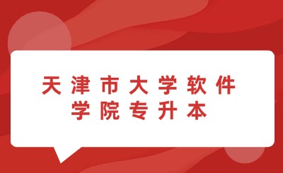 天津市大學(xué)軟件學(xué)院專升本
